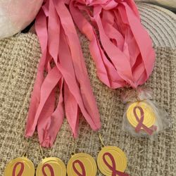 Breast Cancer Awareness Medal Award 14 Set ✨new