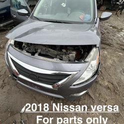 2018 Nissan Versa For Parts Only 