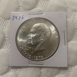 1976 silver bicentennial dollar U.S Coin
