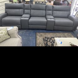 Grey Electric Couch