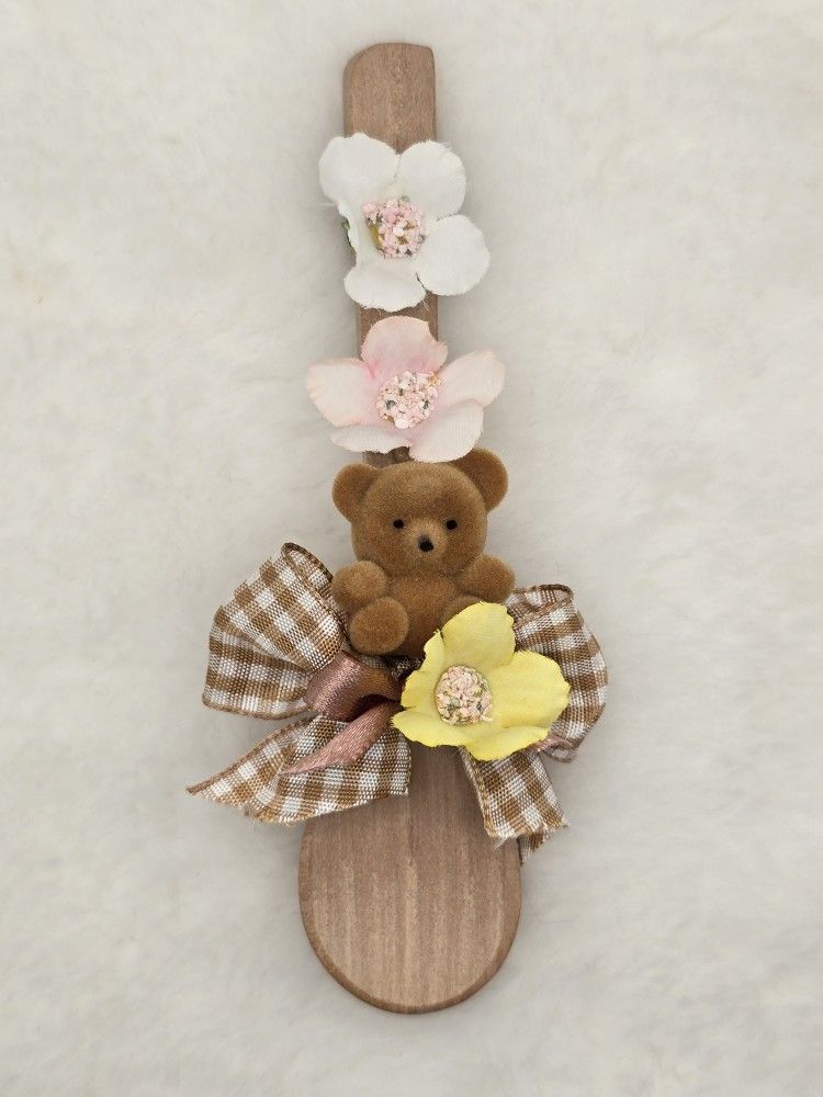 Bear On A Spoon With A Magnet