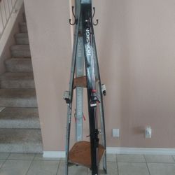 Ski coat rack tree.