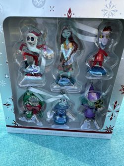 Disney Nightmare Before Christmas Character Ornament Set Brand New