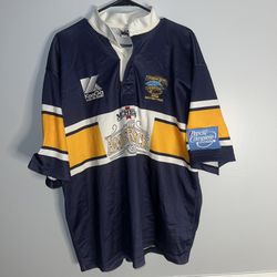 Belmont Shore Long Beach Rugby Club Jersey Shirt Mens XL Yellow