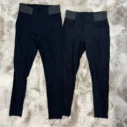 Bundle of Black High Rise Leggings 
