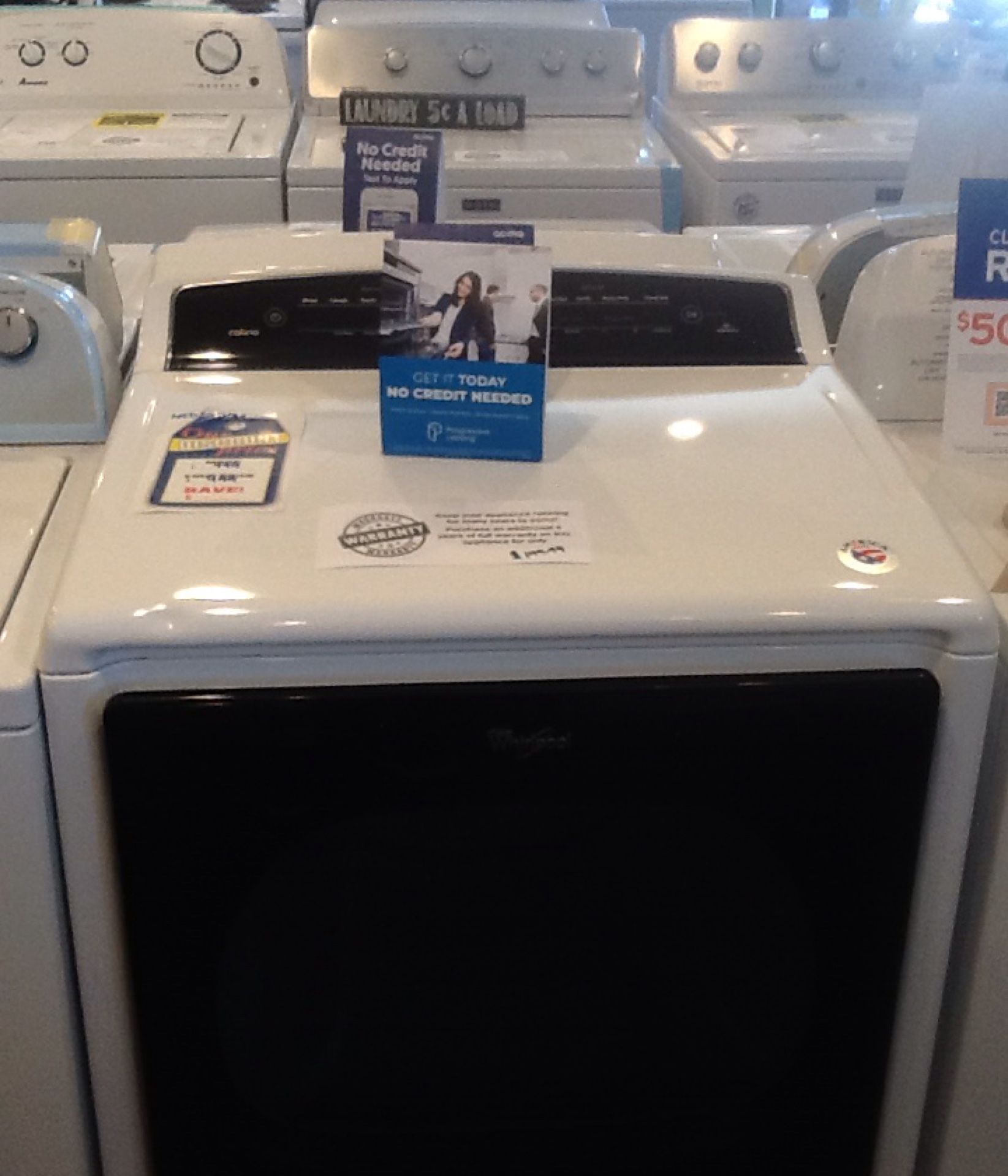 New open box whirlpool electric dryer WED8000DW