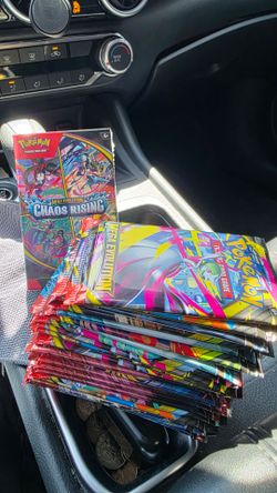 Pokemon 24 packs and 1 Chaos rising Booster Bundle