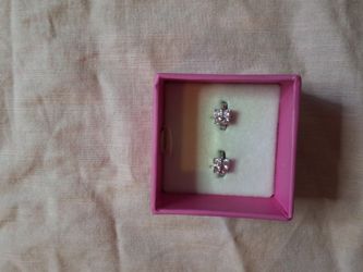 925 cute butterfly earrings