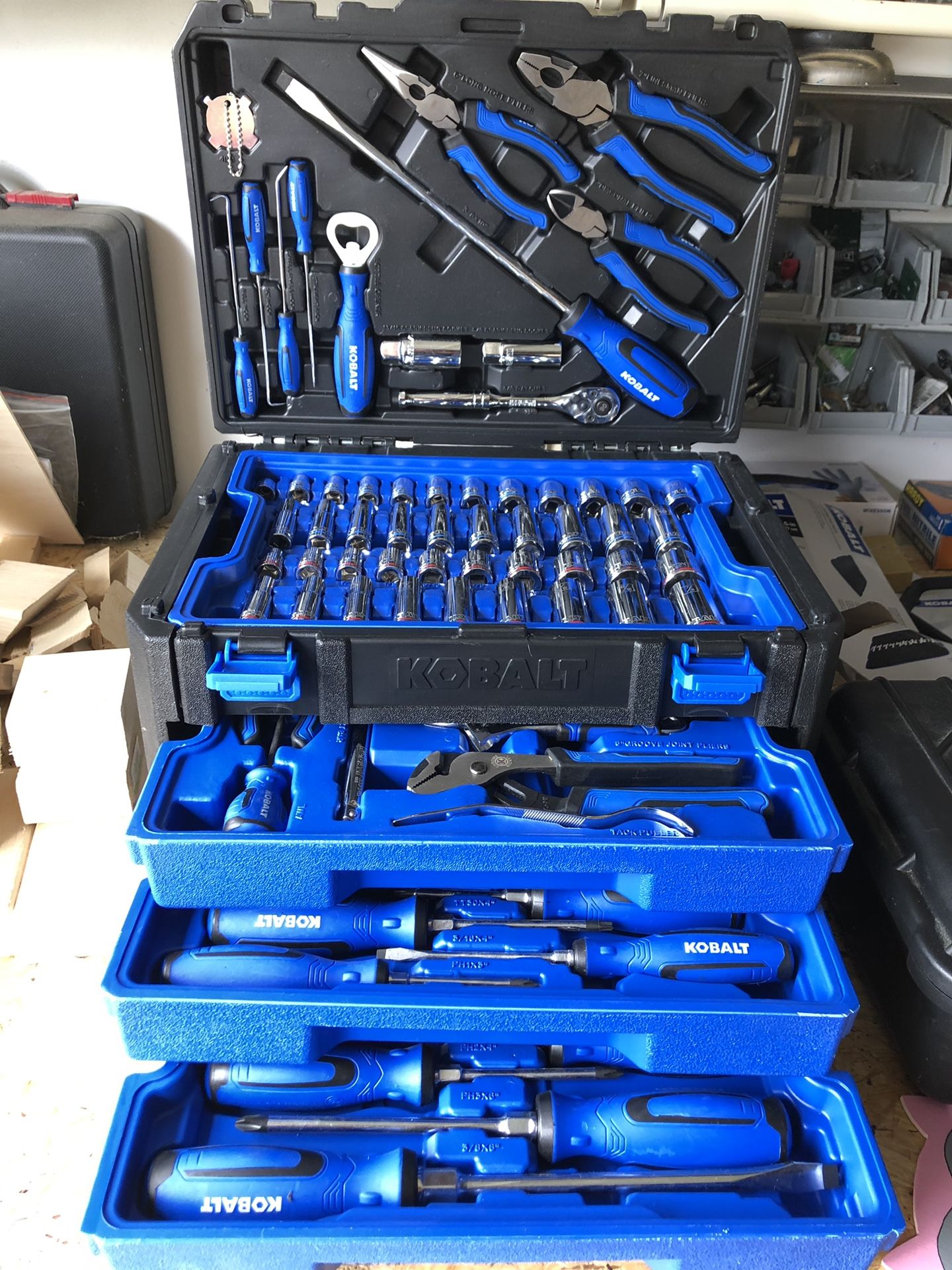 Kobalt 80-Piece Household Tool Set with Hard Case