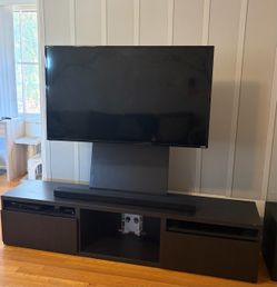TV Media Console with TV Mount
