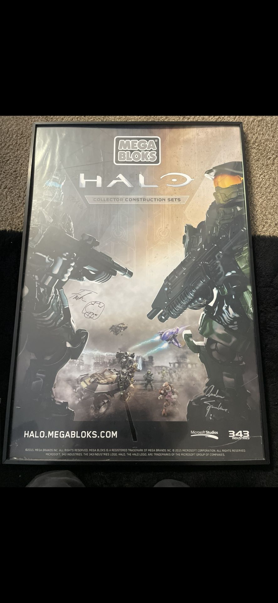 Signed Halo poster