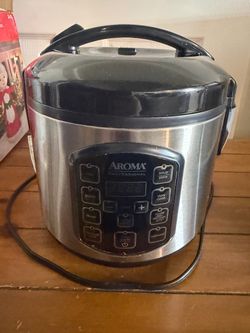 Aroma Professional Digital Rice Cooker & Multicooker – Stainless Steel