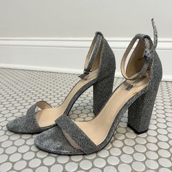 Silver Sparkly Heels 