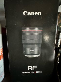 Canon RF lens 15-35 USM