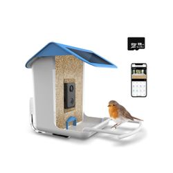 AI Bird Feeder With A Camera Solar Bird Watching Camera  Retails $169