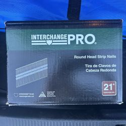 Round Head Strip Nail Box, Fraiming - Clavos De Fraiming Caja Nueva - Construccion