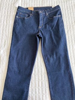 New Dark Wash Straight Leg Jeans with Tags