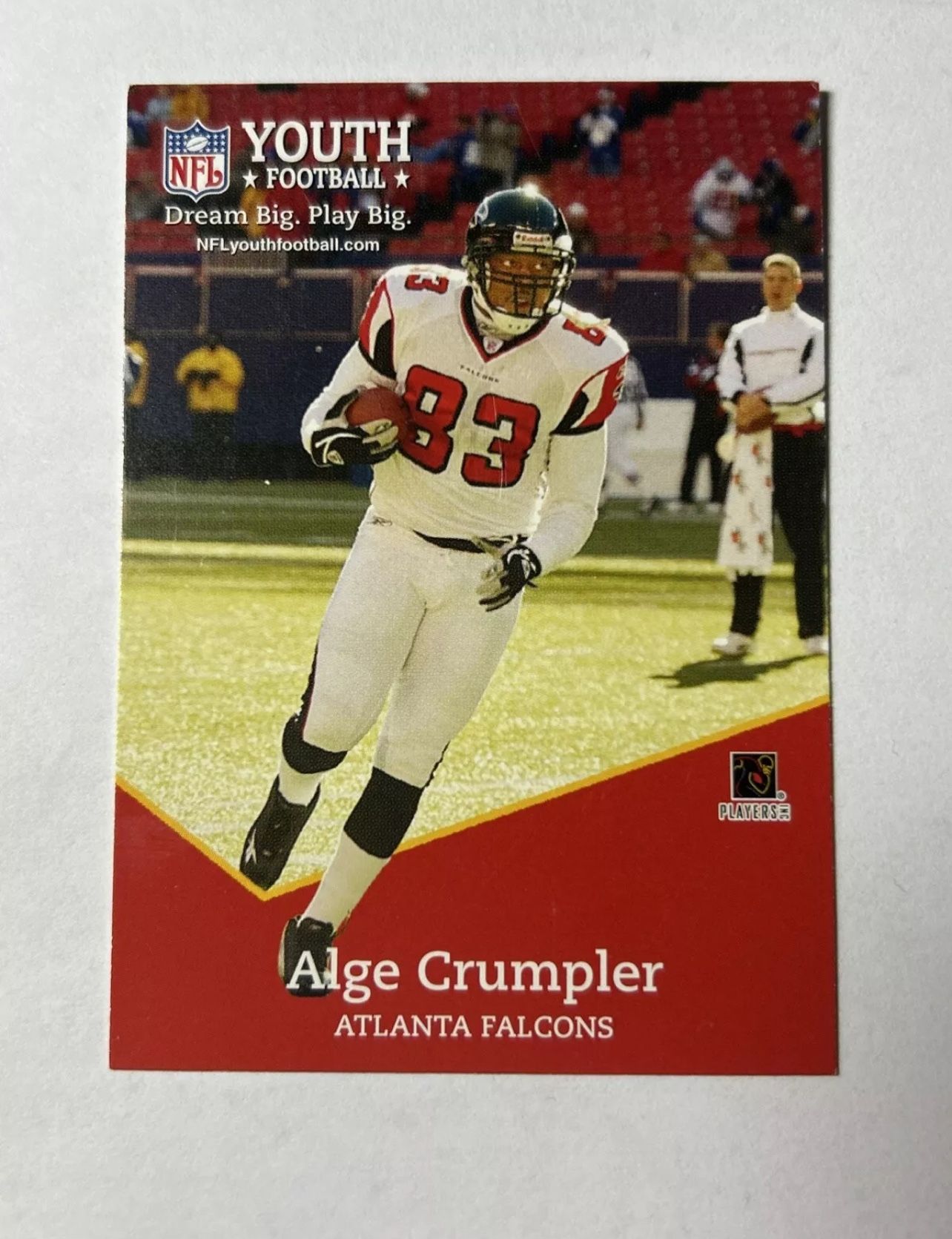 Alge Crumpler 2005 Atlanta Falcons Tight end card 12 of 20
