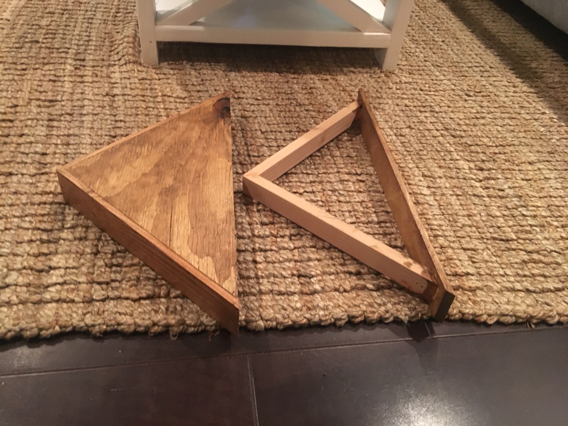 Floating Triangular Shelves