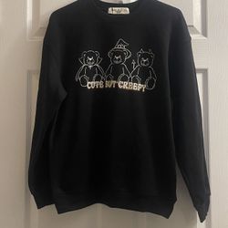 Brand New Black Bear Print Sweatshirts Sizes XS & S Juniors $6.00 Each