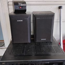 JVC Receiver With Sony Speakers