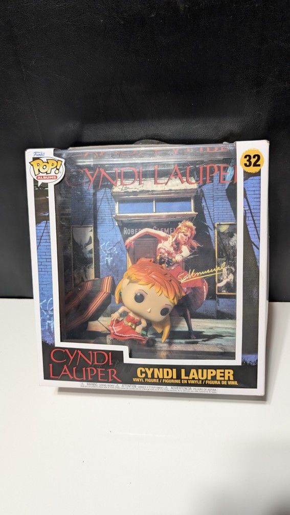 Funko Pop Albums Cyndi Lauper Figure with Album Cover