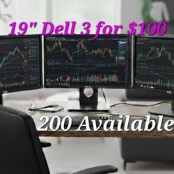 200 Dell Monitors Available 