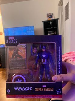Marvel Legends Captain America Magic The Gathering Set