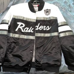 Raiders Satin Jacket Size XL