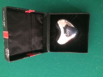 This is a Brighton silver heart charm