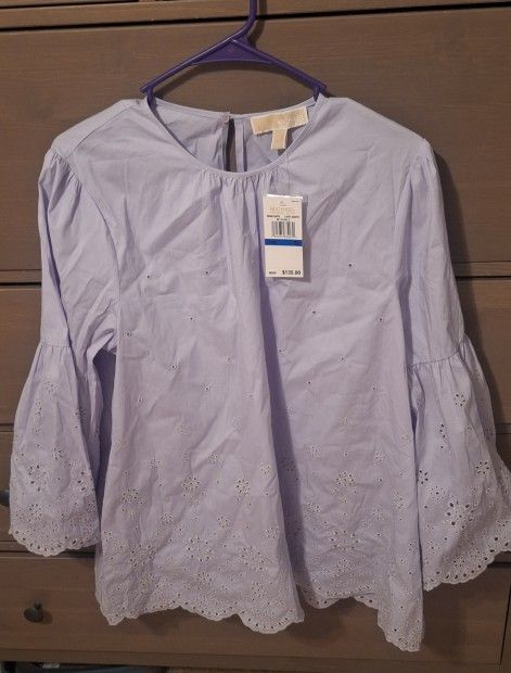 Michael kors purple shirt size Xl