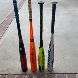 Baseball Bats 32in-5 31in-3 2-28in -10