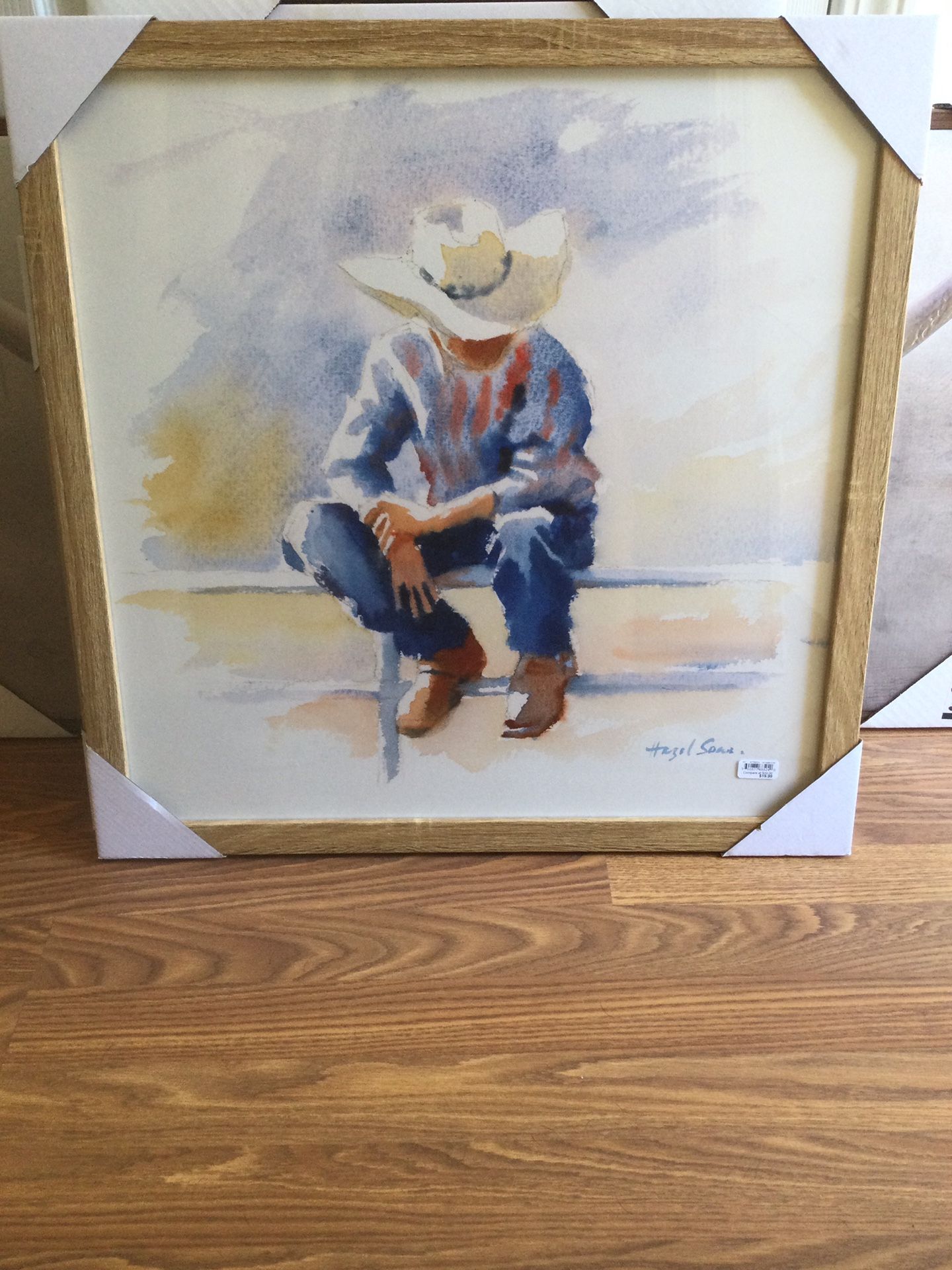 Cowboy Framed Art 
