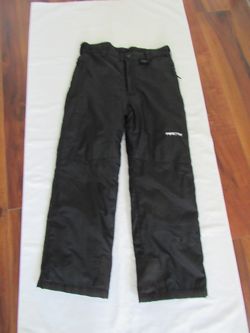 Youth 8/10 Black Snow Pants, Arctix