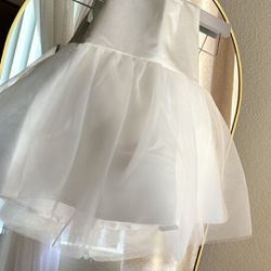 White Toddler Dress 