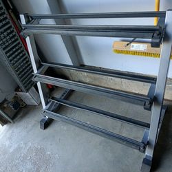 TSA 4150 Dumbell Weight Rack 3 Tier 39.5" x 21" x 26.5" tall