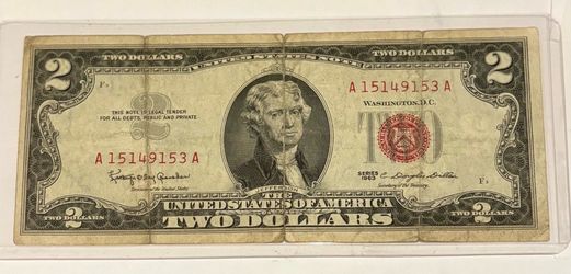 1963 $2 Red Seal