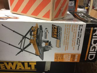 Wet tile saw