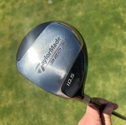 GOLF LEFT HANDED TAYLORMADE 320 Ti 10.5* DRIVER REGULAR GRAPHITE