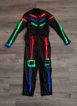 LED Light-Up Boy's Costume Size L