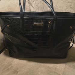 Victoria Secret Genuine Leather Shoulder Tote.
