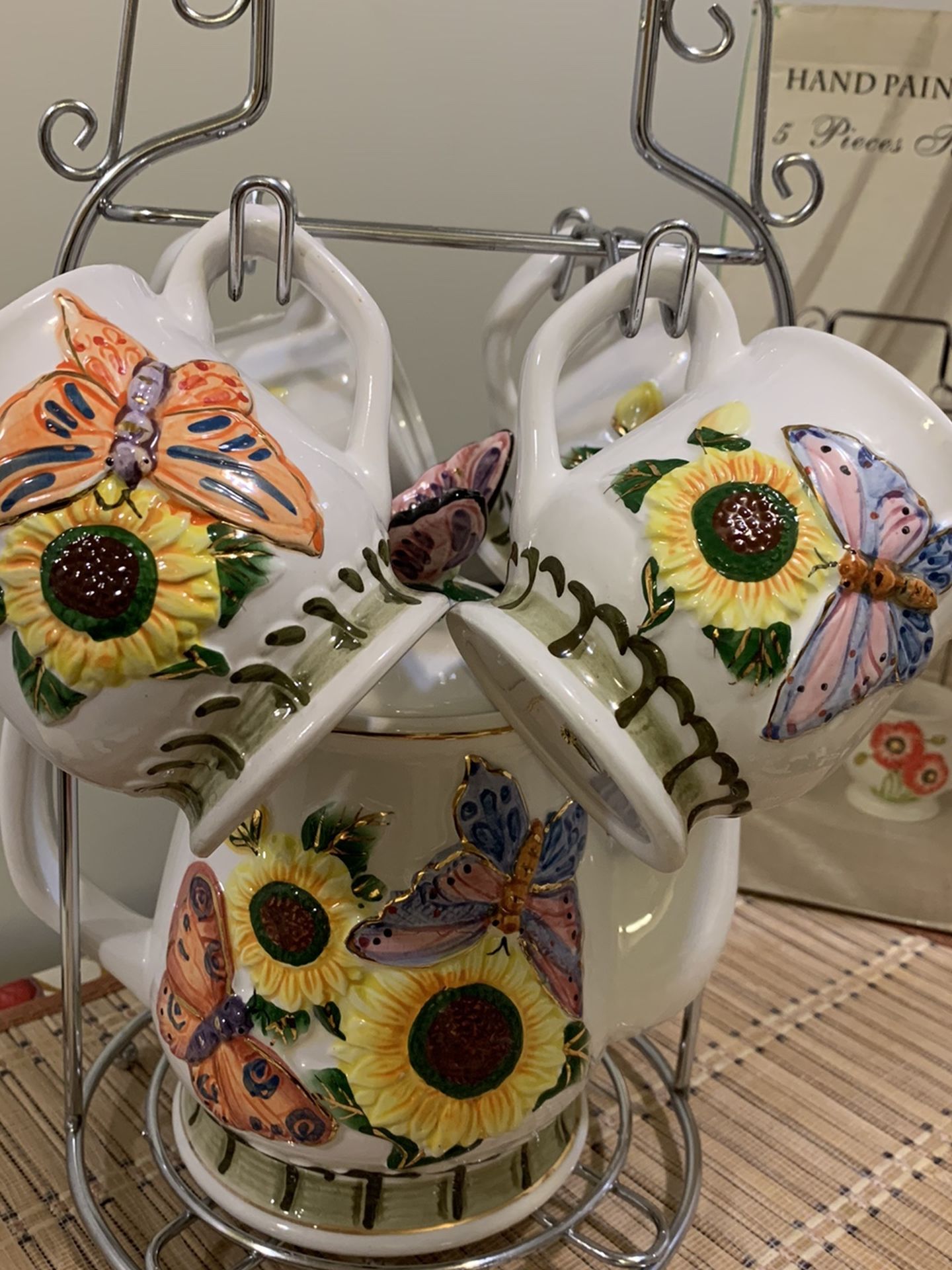 Tea Set With Rack