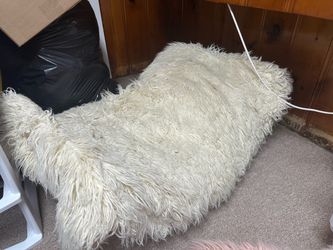 White Teddy Rocking Chair