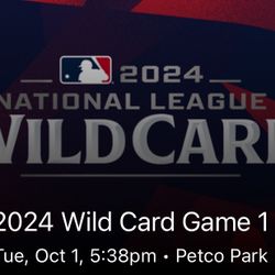 San Diego Padres Wildcard Palyoff Game 1, October 1