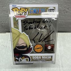 Funko Pop #1277 Soba Mask Signed by Eric Vale. Retro toys.