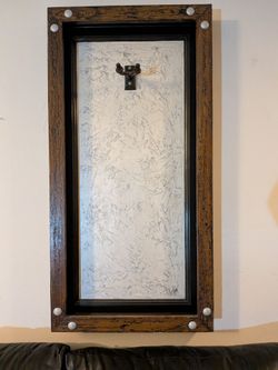 Handcrafted Guitar Display Frame / Wall Mounted Guitar Showcase