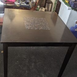 Dark Brown Pub Table $60firm (no chairs)Westside