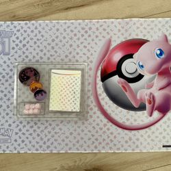 Pokemon 151 UPC: Mew Playmat, Dice, Markers, Deck Box