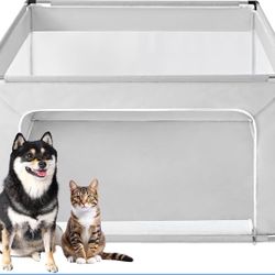 Puppy Playpen For Dogs & Cats Indoor or Outdoor