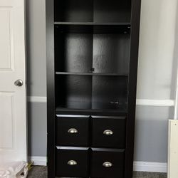Book Case & Desk -brown